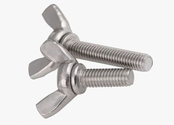 Mesure métrique écrous d'aile en acier allié M4 M5 M6 M8 M10 pour une fixation précise et durable