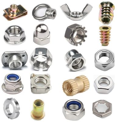 M6 Noir Oxyde Finition Anti-vol Noix en acier inoxydable 304 18-8 Twist Sécurité hexagonale Dépannage tamper à l'épreuve du cisaillement