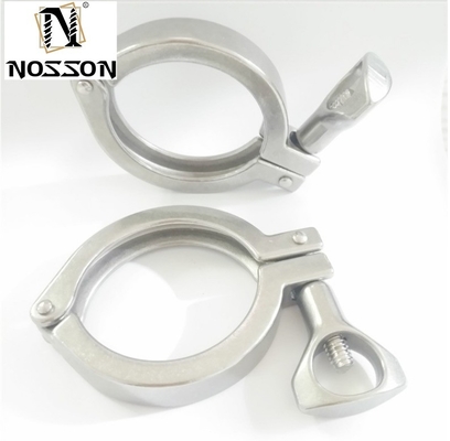 Casting Support personnalisé OBM 2 pouces de serrage de tuyaux sanitaires et joints pour les raccords de tri-serrage en acier inoxydable 304/316