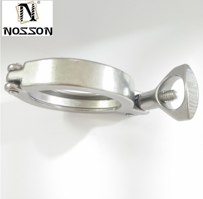 Tri-clampe Tri-clampe en acier inoxydable charnière sanitaire pour le code de tête carrée 2 pouces lignes de tuyauterie Connectez