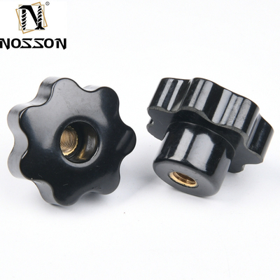 Personnalisé M5 M6 M8 M10 M12 Bakelite à la prune à la main à fil serré Star Nuts Manche avec système de mesure métrique et norme BS
