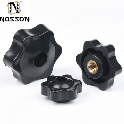 Personnalisé M5 M6 M8 M10 M12 Bakelite à la prune à la main à fil serré Star Nuts Manche avec système de mesure métrique et norme BS