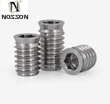 Industrie pétrolière et gazière Mesure impériale essentielle Meubles en acier inoxydable Noix d'insert en bois avec revêtement galvanisé résistant à la corrosion