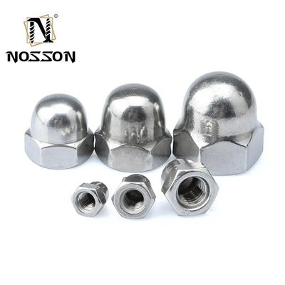 Système de mesure métrique Industrie pétrolière et gazière SS 316 Noix de dôme M3 M4 M5 M6 M8 pour les applications lourdes