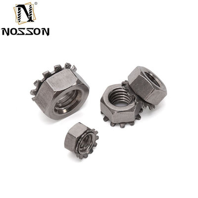 Équipement de fabrication d'aliments et de boissons Norme GB SUS304 Noix K-Lock Noix hexagonale avec lave-dents externe