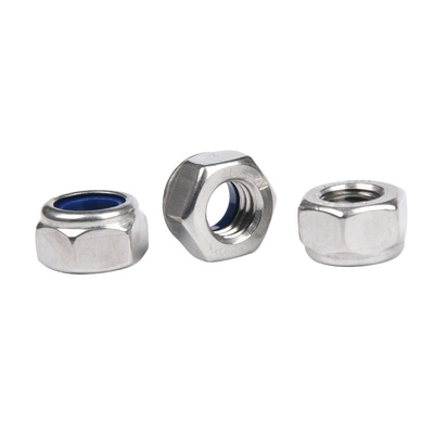 Les pièces d'accrochage galvanisées en acier zinc-flakes enduites en pouce impérial M8 estampage à chaud Din985 Nylock Lock Rivet Hexagon Nut
