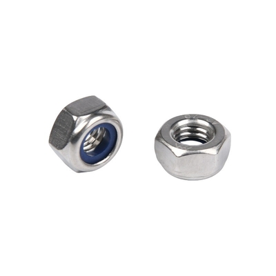 Les pièces d'accrochage galvanisées en acier zinc-flakes enduites en pouce impérial M8 estampage à chaud Din985 Nylock Lock Rivet Hexagon Nut