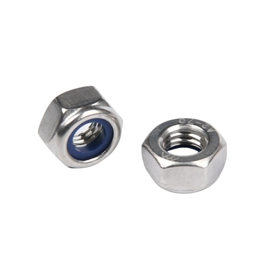 Les pièces d'accrochage galvanisées en acier zinc-flakes enduites en pouce impérial M8 estampage à chaud Din985 Nylock Lock Rivet Hexagon Nut