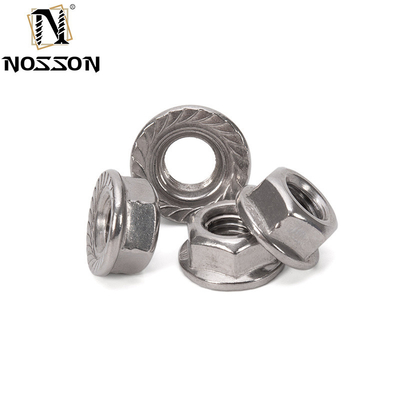 Système de mesure métrique Noix de flange serrée en acier au carbone M3 M4 M5 M6 M8 M10 M12 M16 M20 avec finition zincée