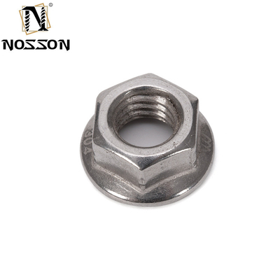 Système de mesure métrique Noix de flange serrée en acier au carbone M3 M4 M5 M6 M8 M10 M12 M16 M20 avec finition zincée
