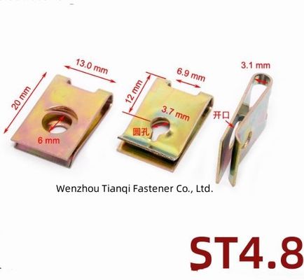 L'acier inoxydable en acier inoxydable à l'état de ressort en forme de U, écrousse de verrouillage en forme de U, écrousse de pinceau en forme de U pour l'industrie du commerce de détail