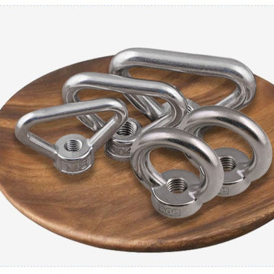 Passivation DIN Standard en acier inoxydable boulons de levage de l'œil Noix de l'œil pour l'industrie lourde et les applications industrielles de polissage