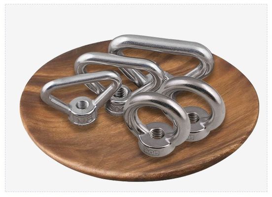 Passivation DIN Standard en acier inoxydable boulons de levage de l'œil Noix de l'œil pour l'industrie lourde et les applications industrielles de polissage