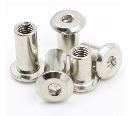 Mesure impériale automobile en acier inoxydable M6 écrousse et vis avec finition chromée Conçue selon la norme JIS