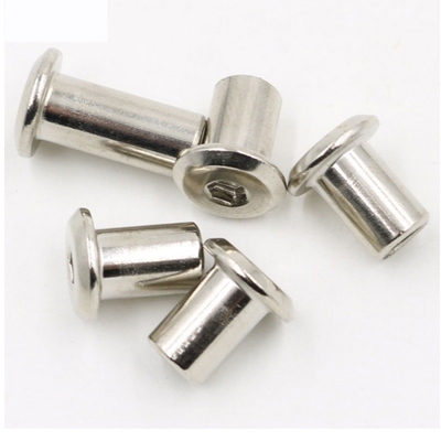 ANSI/ASME Standard M3 M4 M5 M6 M8 M10 M12 1/4 3/8 5/16 acier au carbone à tête plate ronde écrousse hexagonale pour écrous de fûts de meubles