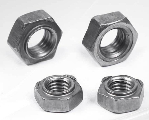 Système de mesure impérial M6 M8 M10 Boulons Longueur écrous de soudure hexagonale avec acier inoxydable fini chromé