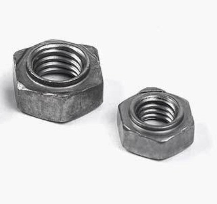 Système de mesure impérial M6 M8 M10 Boulons Longueur écrous de soudure hexagonale avec acier inoxydable fini chromé