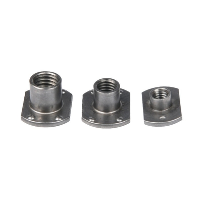 Noix de soudure en acier au carbone à haute résistance T pour M3 M4 M5 M6 M8 M10 M12 1/4 3/8 5/16 Connexion dans le système de mesure impérial