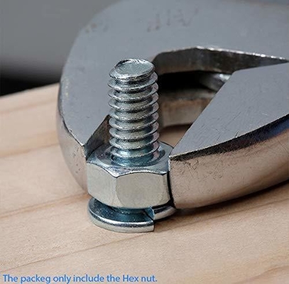 Système de mesure métrique Zinc-Flake revêtu m8 DIN 934 Noix hexagonale pour l'industrie générale Expédition rapide