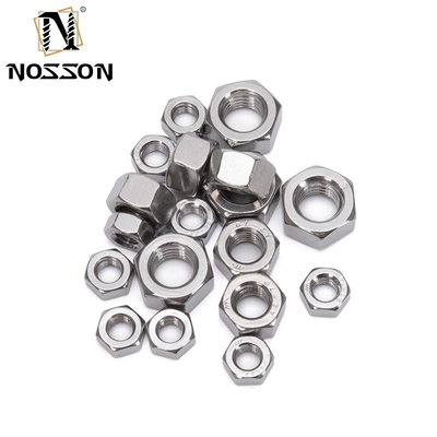 Finition à l'oxyde noir industriel Noix hexagonale pour M1.6 M2 M2.5 M3 M4 M5 M6 M8 M10 M12 M14 M16 M20 SUS 304 316 en acier inoxydable