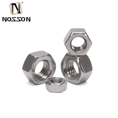 Finition à l'oxyde noir industriel Noix hexagonale pour M1.6 M2 M2.5 M3 M4 M5 M6 M8 M10 M12 M14 M16 M20 SUS 304 316 en acier inoxydable