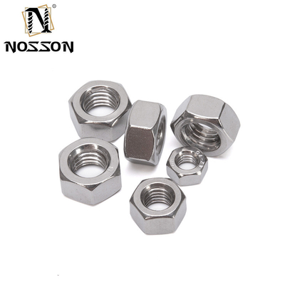 Finition à l'oxyde noir industriel Noix hexagonale pour M1.6 M2 M2.5 M3 M4 M5 M6 M8 M10 M12 M14 M16 M20 SUS 304 316 en acier inoxydable
