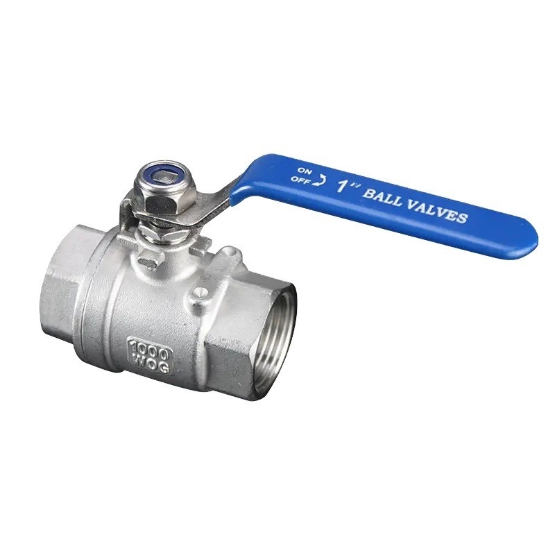 Valve à bille en acier inoxydable 2pc 3 pouces 6 pouces DN50 PN40 32mm 400 wog pour les applications hydrauliques DIN API 6d et lourdes