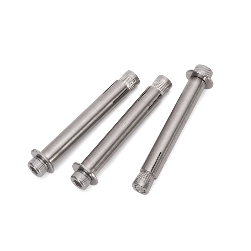 Diamètre métrique 1/2 Stock SS304 Manches Ancres en acier inoxydable Hex Socket Pan Expansion de la tête de l'ancre boulon pour la construction