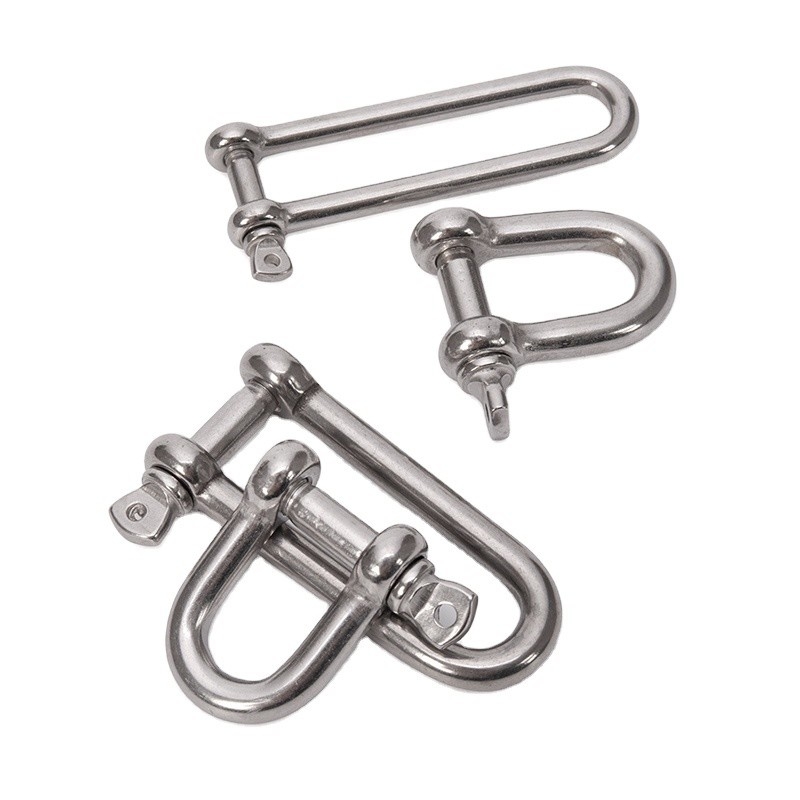 Type de boulon DEE SHACKLES Technologie 304 316 en acier inoxydable vis encapsulée broche large D Liens de coulée de précision