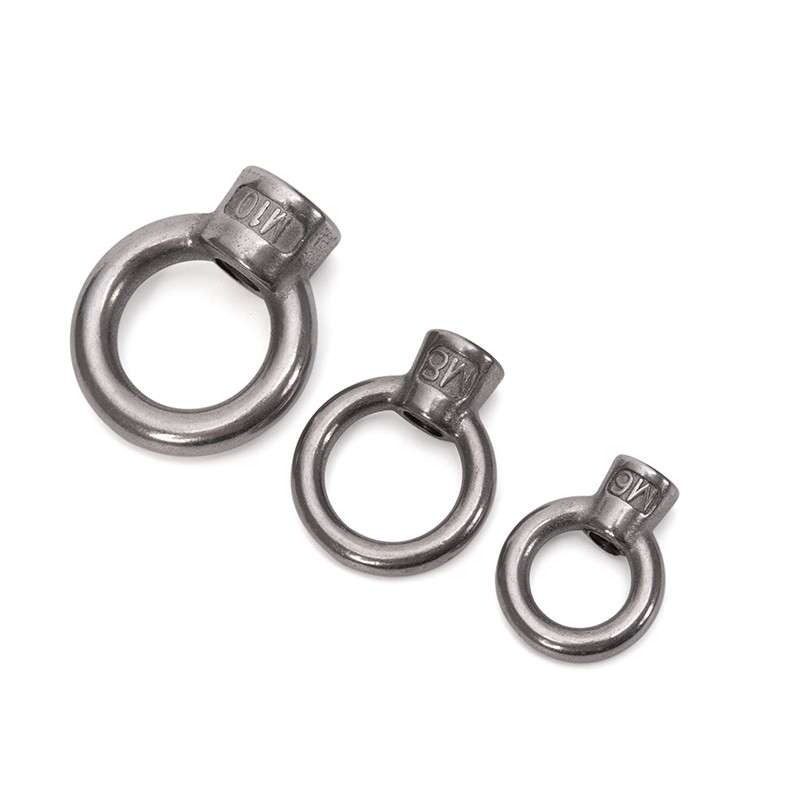 A4-80 DIN 304 acier inoxydable en forme d'anneau de levage de l'œil Noix 5/16 &quot;avec système de mesure métrique