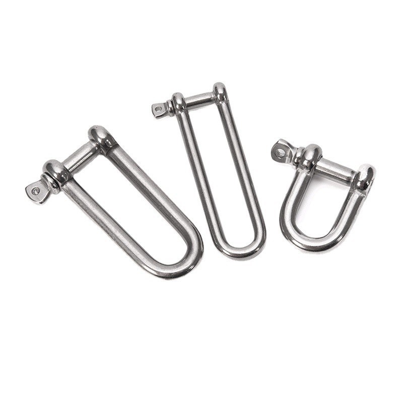 Casting de précision de 8 mm de haute résistance de type long Dee Chain pour le traitement de l'eau d'acier inoxydable poli