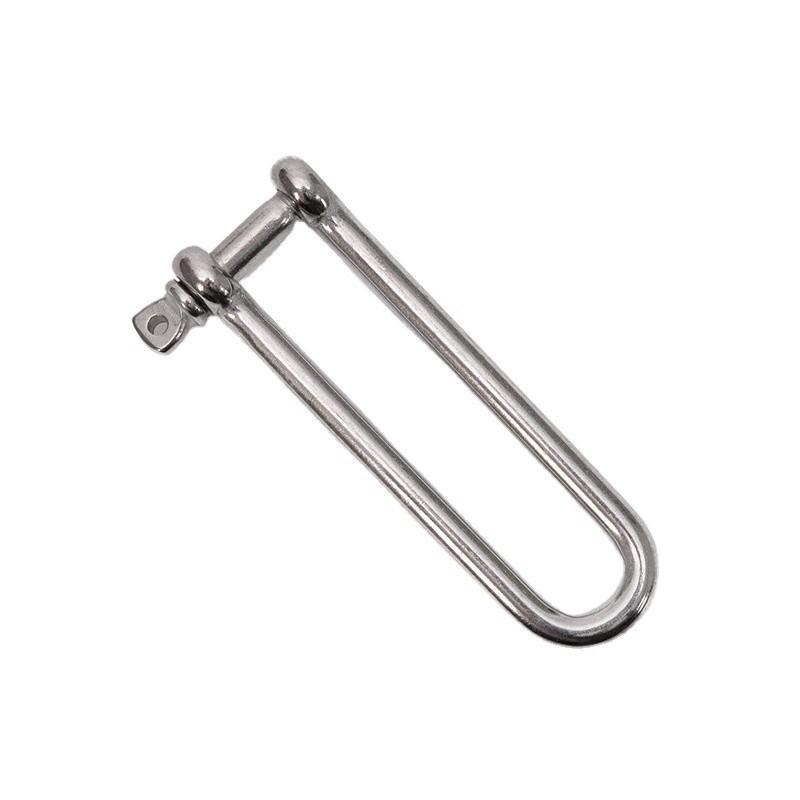 Technologie de coulée de précision Élevation en acier inoxydable Sécurité Captive Pin Long Dee Chaîne pour les demandes de l'industrie automobile