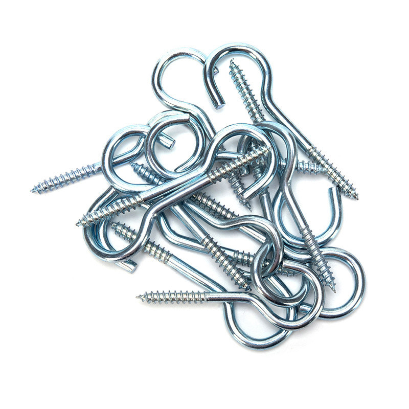 JIS Standard Eye Hook Screw Fil en acier au carbone fil en bois M1.6 M2 M2.5 M3 M4 M5 M6 M8 M10 M12 M14 M16 M20 Finition noire en acier inoxydable