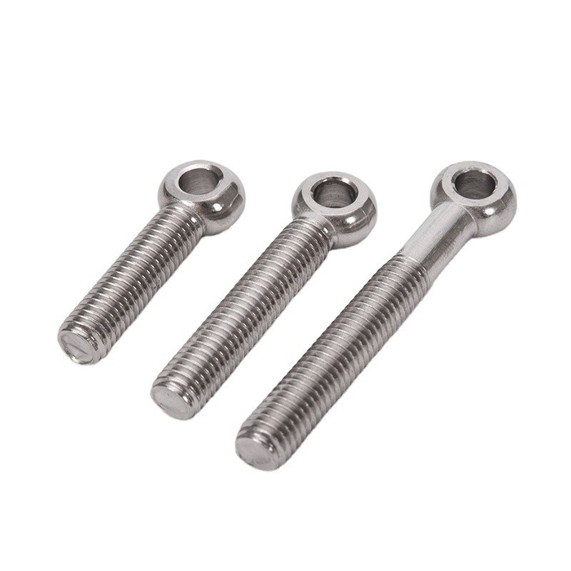 Système de mesure métrique DIN Standard Galvanisé Boulure de tête ronde avec vis de fixation personnalisées et matériau SS304