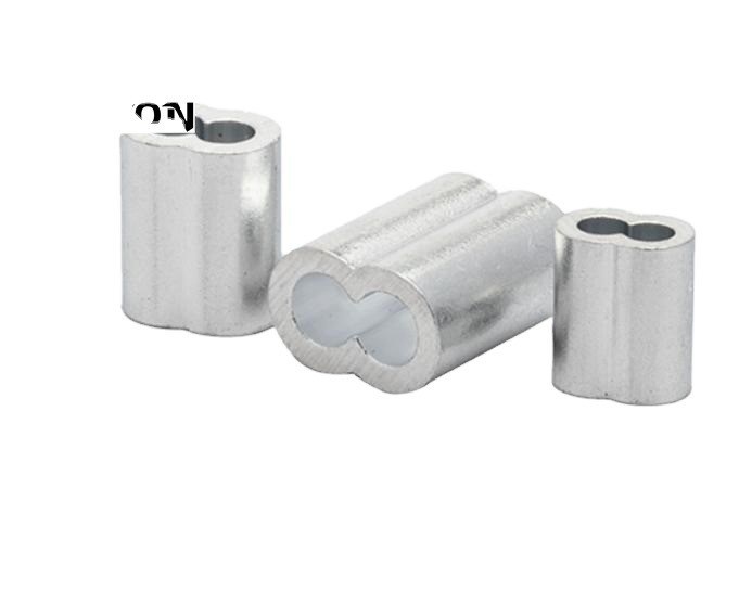 Ferrule en aluminium de performances fiables pour câbles métalliques