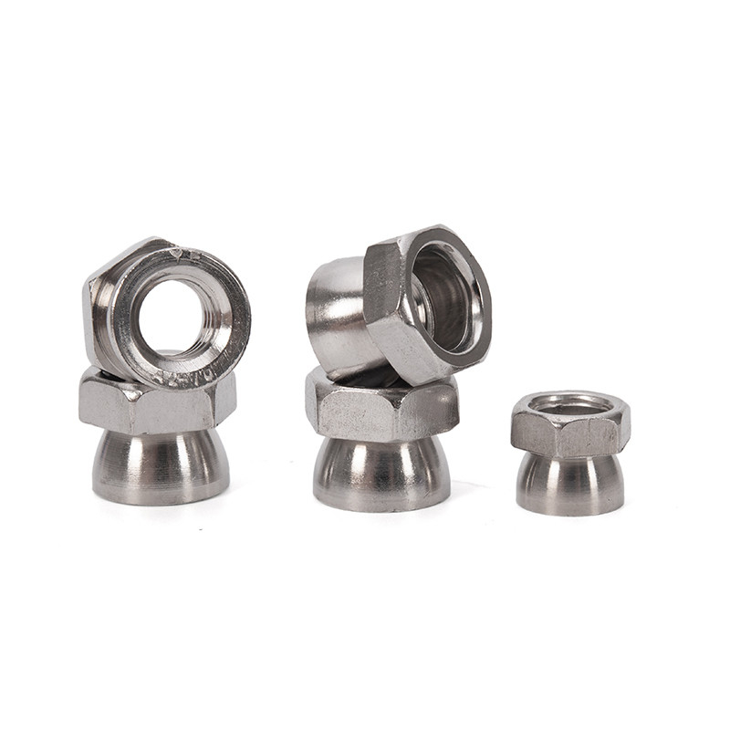 Système de mesure métrique Tordre des écrous hexagonaux anti-vol en acier inoxydable 304 316 Pour la norme DIN