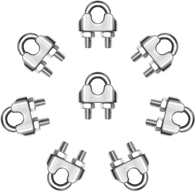 Soutien personnalisé pour les engins de l'industrie lourde JIS Standard Double Pipe Clamps Galvanisés Clip de câble de câble de câble
