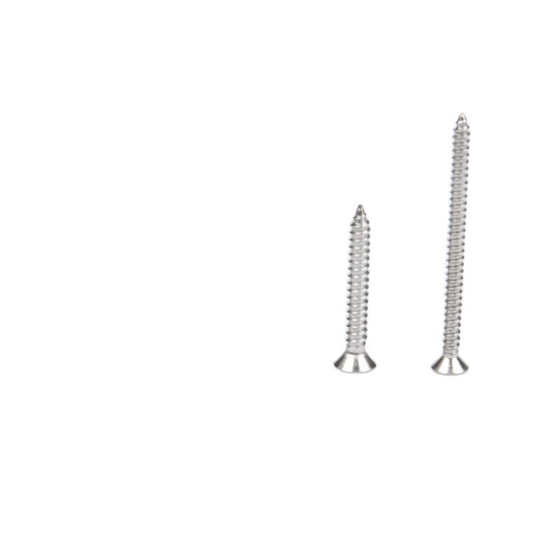 Autoplaquette CSK Tête plate planche en bois 304 316 en acier inoxydable pour le métal plastique dans le système de mesure INCH