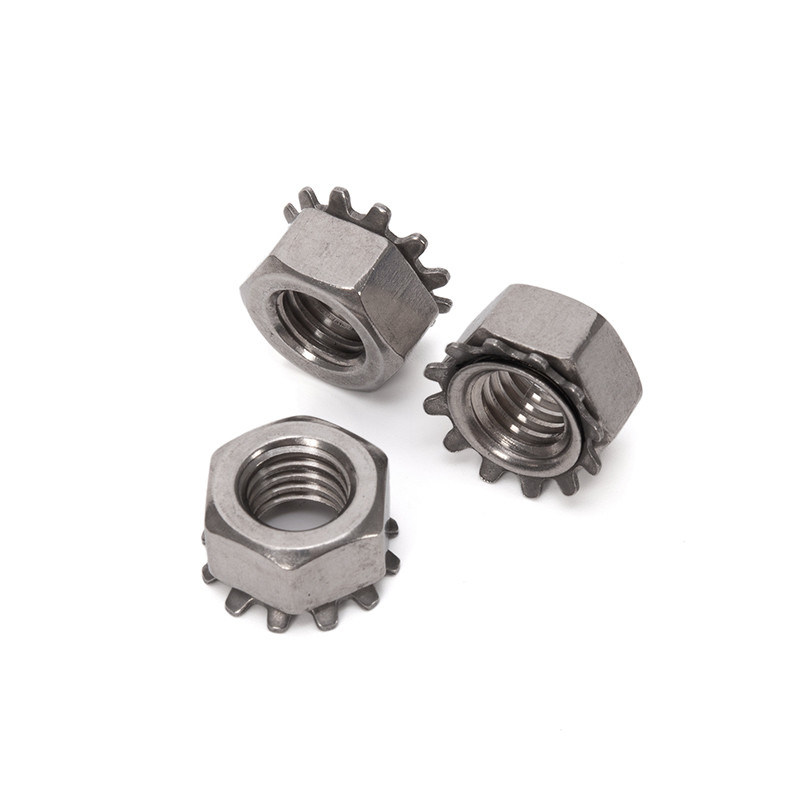 Industrie lourde Directement à partir de zinc plaqué finition 304 316 acier inoxydable K type écrous filetés Système de mesure en pouces impériaux