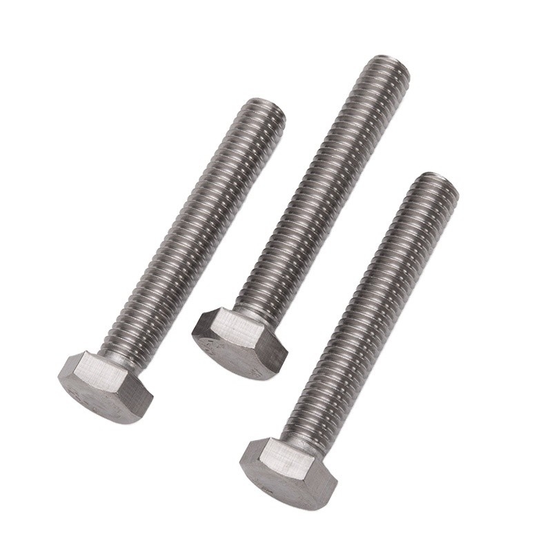 DIN933 304 en acier inoxydable Hex boulons pour le système de mesure de haute compétitivité