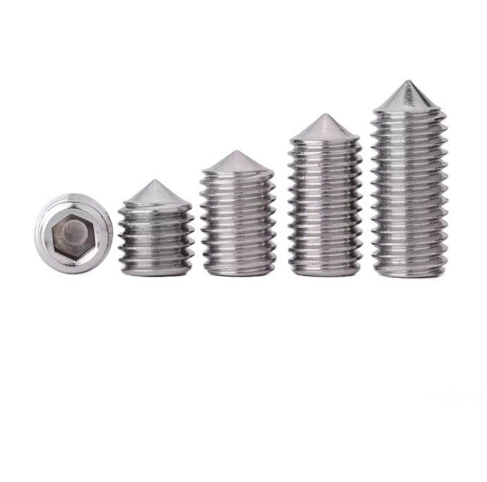 Screw creuse creuse M7 en acier inoxydable 304 pour fil mécanique dans le système de mesure métrique Résistant à la corrosion