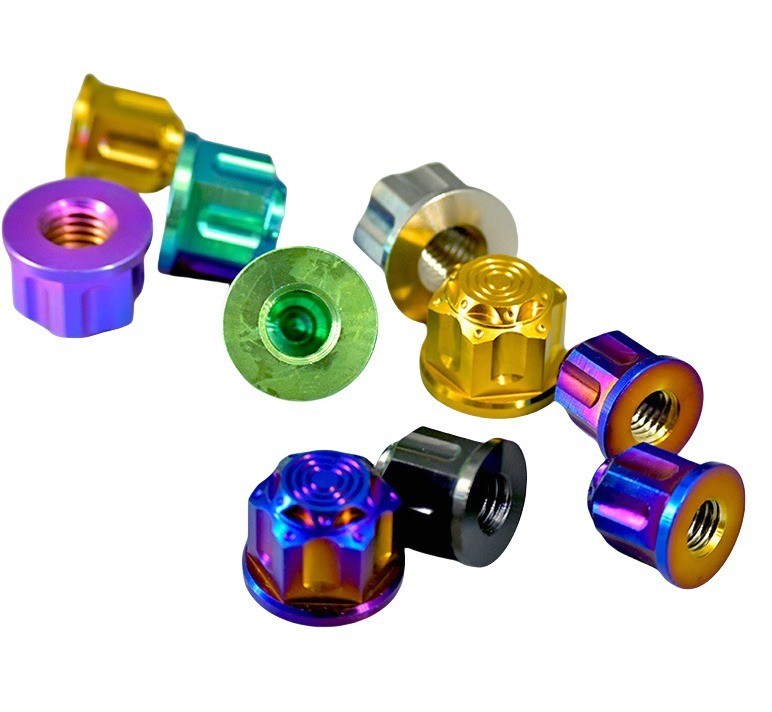 Noix de titane métrique Gr5 à 12 points pour des applications de haute résistance dans l'acier inoxydable standard DIN 304 et zincée