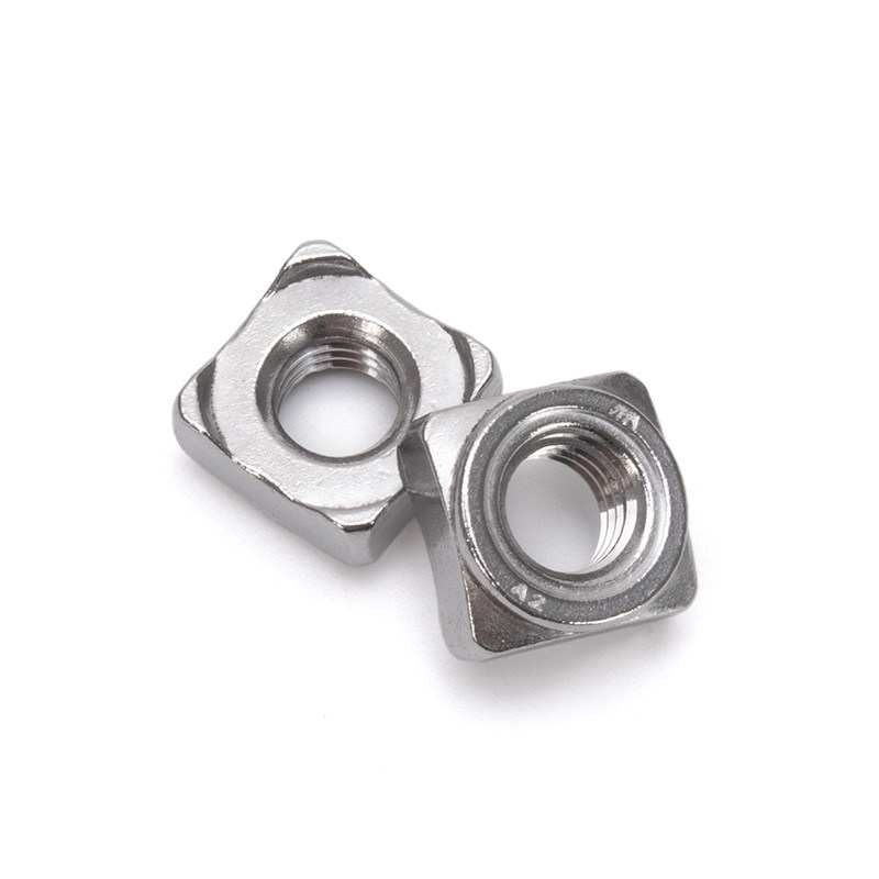 304 316 Noix de soudage rectangulaire en acier inoxydable ronde carrée à quatre points Noix de soudage Din928b pour les besoins de l'industrie pétrolière et gazière