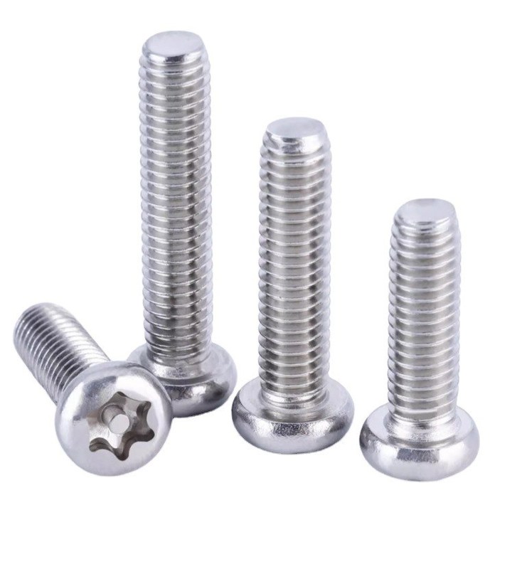 Screw de sécurité de filetage de machine anti-vol métrique T30 en acier inoxydable avec système de mesure INCH et conception anti-altération