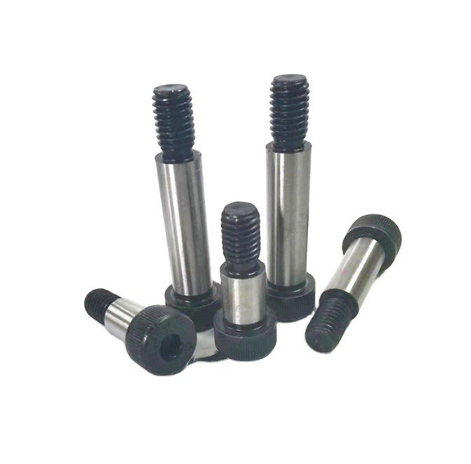 Système de mesure métrique Tête ronde en acier inoxydable revêtu de zinc-aluminium Boulure d'épaule Hexagonale Socket Boulure de vis d'épaule