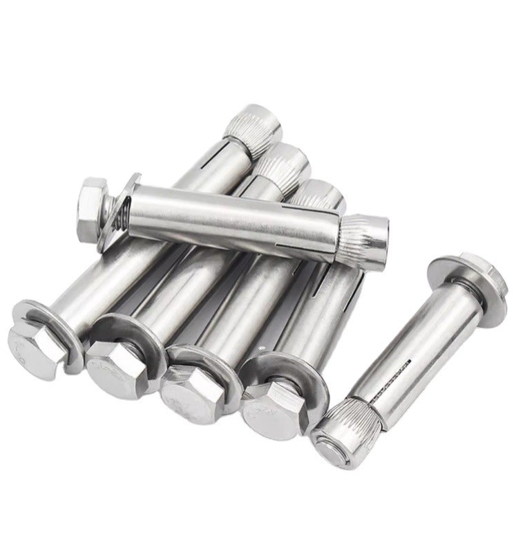 Exemple d'acier inoxydable de finition brune B8MSH B8M B8 B7 18-8 INOX 1/4 pouces Hex Head Sleeve Anchor pour les applications lourdes