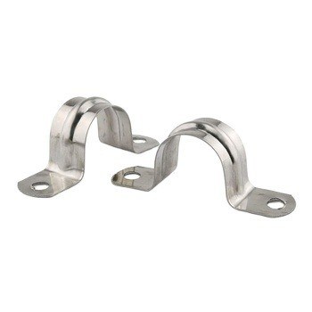 Support OEM personnalisé ZINC finition en acier inoxydable pince à tuyaux en forme de U pour une installation sûre et polyvalente