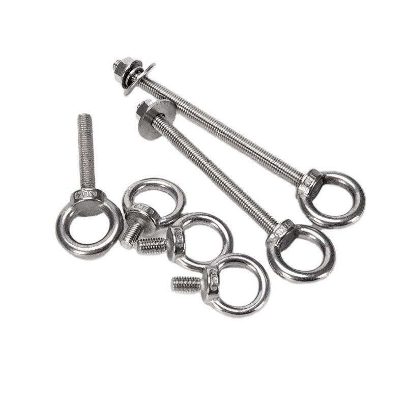 Rings de levage marins, vis à boucle, trou d'acier, boulon à œil M6 M8 M10 avec système de mesure standard DIN et INCH