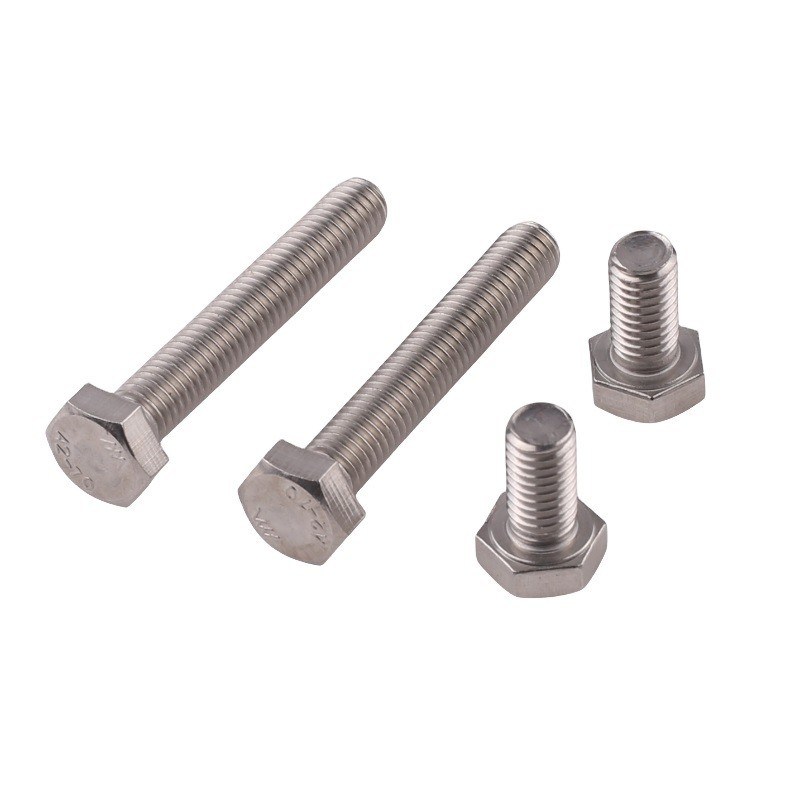 Système de mesure métrique de finition simple 8.8 Grade Boulons et écrous hexagénaires M6-M36 M10 DIN933 934 pour les applications lourdes