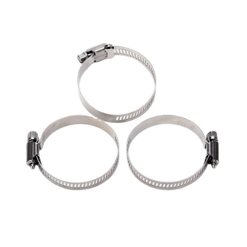 Des pinces de tuyau à engrenages de vers réglables en acier inoxydable 304 pour mesure métrique de portée de 6 pouces 141-165 mm et norme DIN